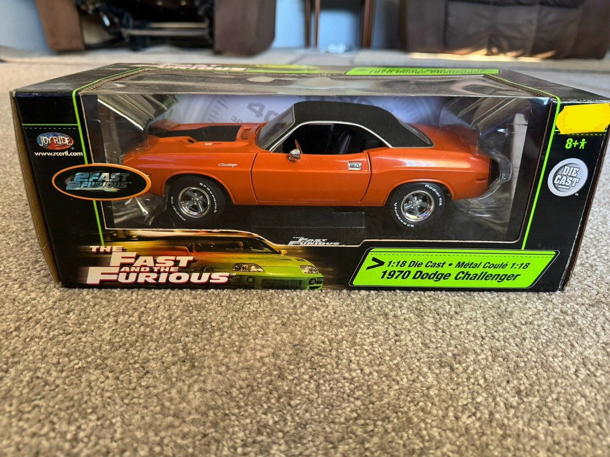 1:18 1970 Dodge Challenger Orange 2 Fast 2 Furious ERTL Paul
