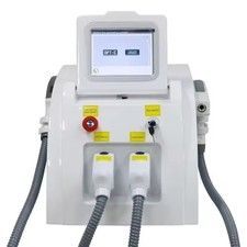 Mecavie 2in1 OPT ND YAG Salon Machine Hair Reduction Skin Pigment Care Equipment