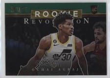 2022-23 Panini Select Rookie Revolution Green Prizm Ochai Agbaji #20 12z3