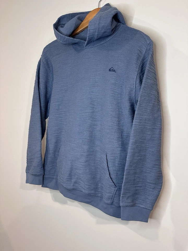 "Sudadera con capucha de felpa francesa Quiksilver Wave de colección grande para niños Y2K patinador de surf 19""x22,5""" Foto 2 de 4