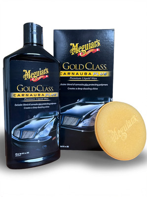 Meguiar s Gold Class Carnauba Plus Premium Liquid Wax 473ml G7016EU Tiefenglanz
