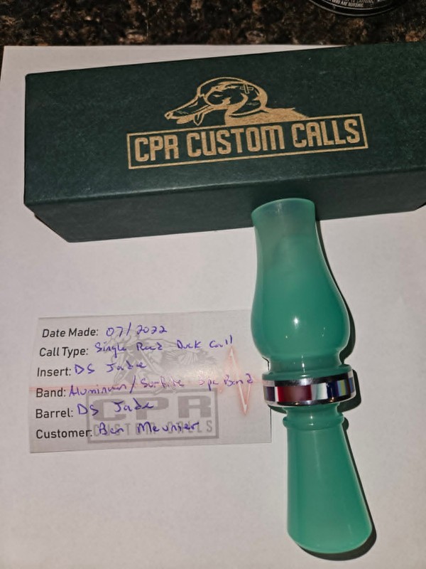CPR Custom Calls - Ryan Doering - Duck Call - Acrylic - J Frame