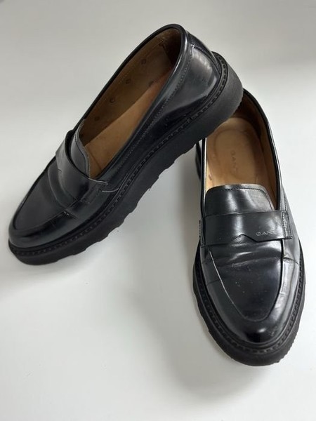 Women Gant Loafers Black Leather 36