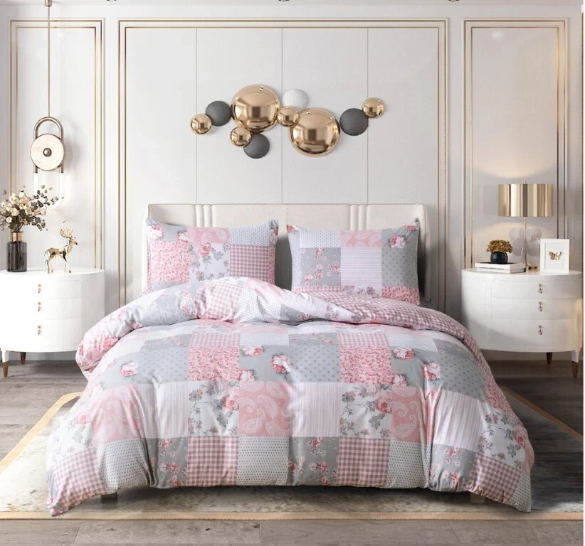 Floral Grey | Duvet Cover Rich Cotton