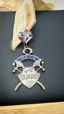 Knights of Columbus Inside Guard Medal Badge On Ribbon