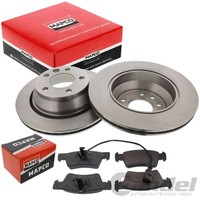 Mapco 2 Bremsscheiben Ø314Mm + BelÄGe Hinten Passend FüR VW Multivan Transporter