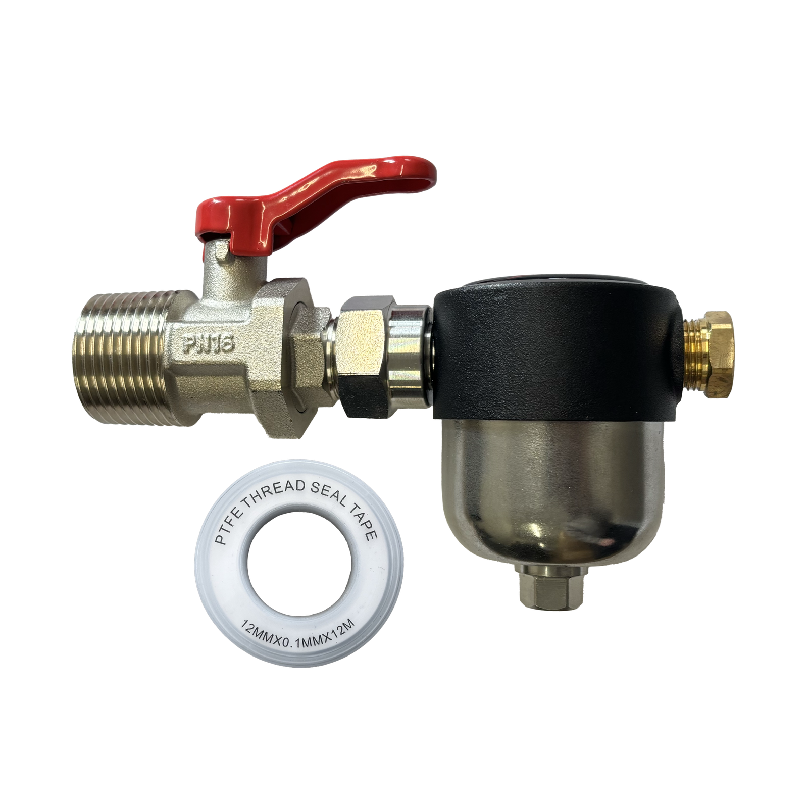 Ultra Compact Valve and Filter - Heating Tank Filter with 15 micron element
