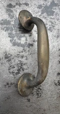 Vintage Heavy Duty Brass Door Handle Pull Rustic Gate Shed Barn Industrial