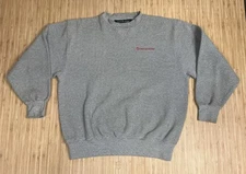 Vintage Herman Miller Employee Long Sleeve Sweatshirt Mens LARGE *STAINED