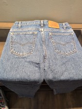 Vintage Levi's 512 Jeans Mens 34x32 Made USA 100 Cotton Blue Denim 90s