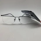 Foster Grant FGMR2101 GUN +2.50 Mens Reading Glasses   Readers HALF RIM