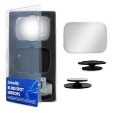 2 PCS Car Blind Spot Mirror, HD Frameless Convex Glass Angle Rounded Rectangle