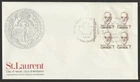 Canada #592, Caricature Issue, Prime Minister, UL PB, First Day Cover, FDC 1974