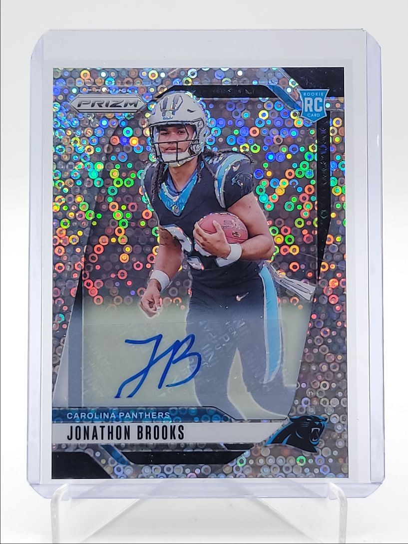 JONATHON BROOKS 2024 PANINI PRIZM ROOKIE AUTOGRAPH NO HUDDLE RC AUTO Q6027