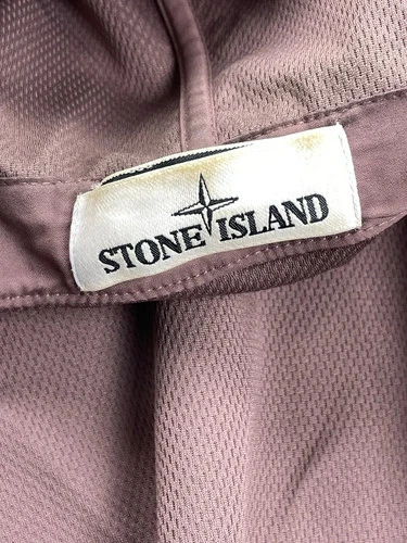 Stone Island Mauve Softshell Hooded Light Jacket (L) image 14