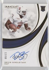 2019 Panini Immaculate Collegiate Rookie 12/99 Devin Singletary #151 Auto 2o9