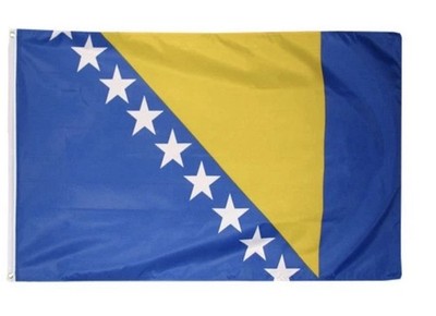 Fahne Bosnien und Herzegowina 150x90 cm Groß Flagge Bosnische Nationalflagge WM
