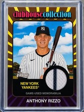 Anthony Rizzo 2024 Heritage High Number Clubhouse Collection Relics Gold /99 🔥