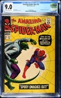 AMAZING SPIDER-MAN #45 CGC 9.0 OWW VF/NM Marvel Comics 1967 Lizard Romita Lee v1