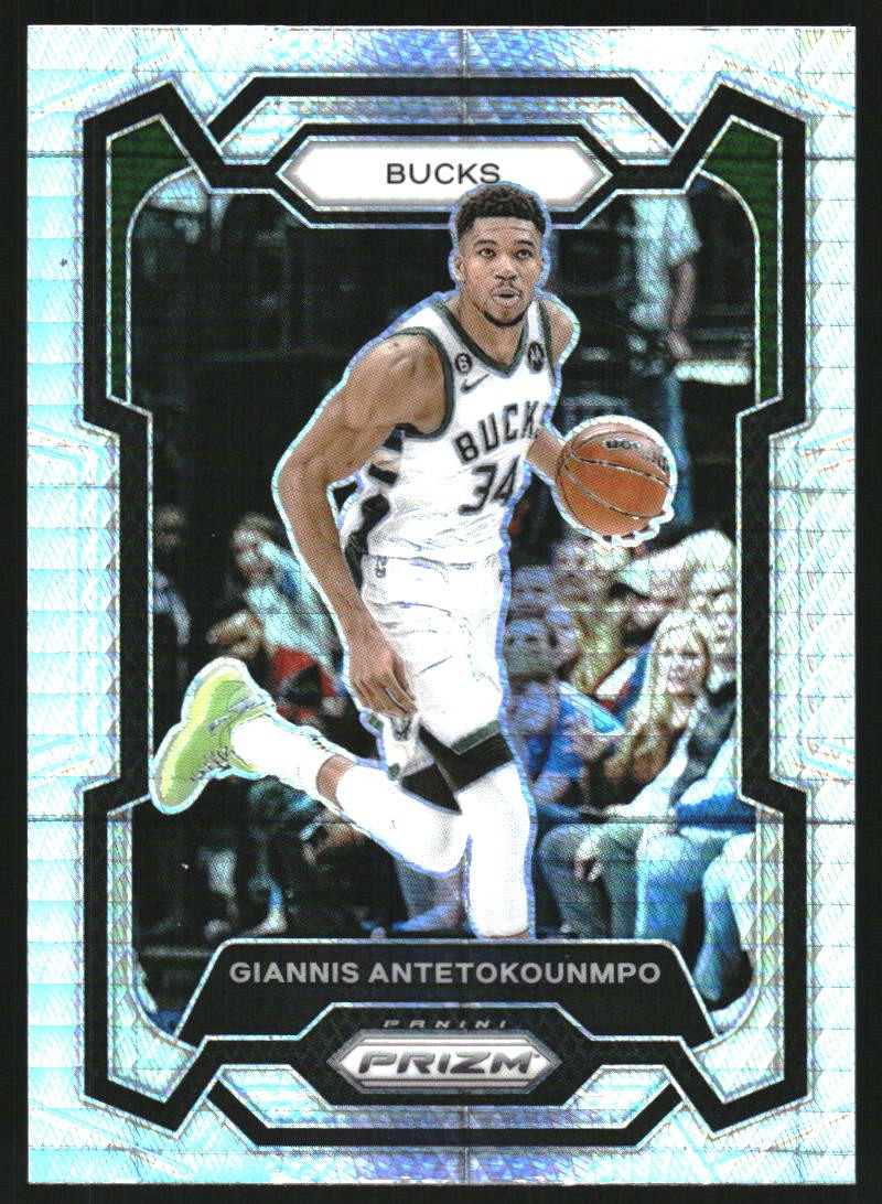 2023-24 Panini Prizm Prizms Hyper #103 Giannis Antetokounmpo