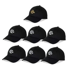 Party Gifts  Beyond Groomsman Baseball Hat 7 Packs Medium-Large Groom Squad