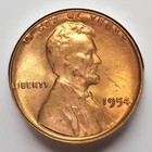 1954 P Lincoln Wheat Cent/Penny.  BU, Brilliant Uncirculated Coin.