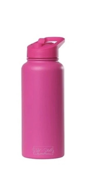 With Straw Lid| "hot Pink Color"