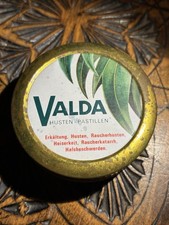 Blechdose Dose Valda Hustenpastillen Vintage Apotheke Schmidgall 1950er &Oslash;7
