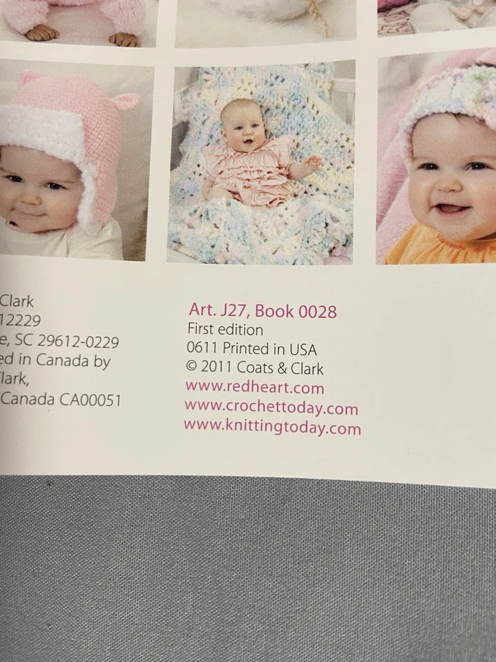 Red Heart Hubbable Baby  Knit & Crochet Pattern Booklet - Image 3 of 4