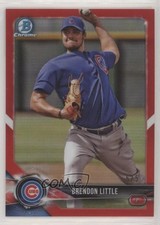 2018 Bowman Chrome Prospects Red Refractor 5/5 Brendon Little #BCP233 0x1