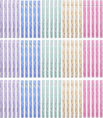 100PCs Aluminium Wind Chime Tubes DIY Accessories: Multi-Color DIY Wind Bell Mak