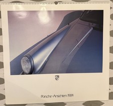 Vintage 1984 Porsche Ansichten Calendar Complete Original 911 944 Turbo Gruppe B