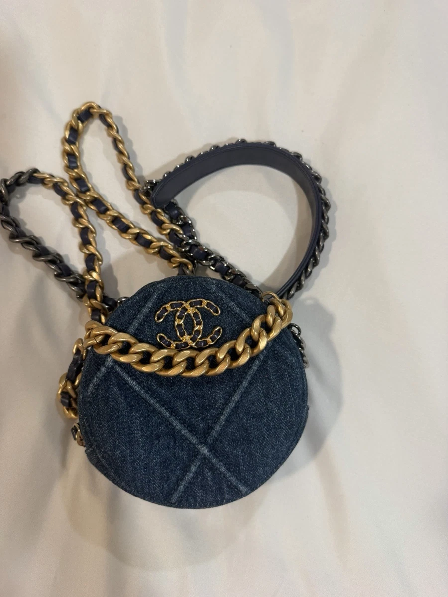 25+ CHANEL Zip Denim Exterior Bags & Handbags for Women for sale