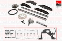 FAI AutoParts Steuerkettensatz Simplex Bolzenkette FüR BMW X3 Xdrive30D TCK239