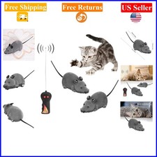 Gray Remote Control Electronic Rat Toy for Cats - Interactive Indoor/Outdoor