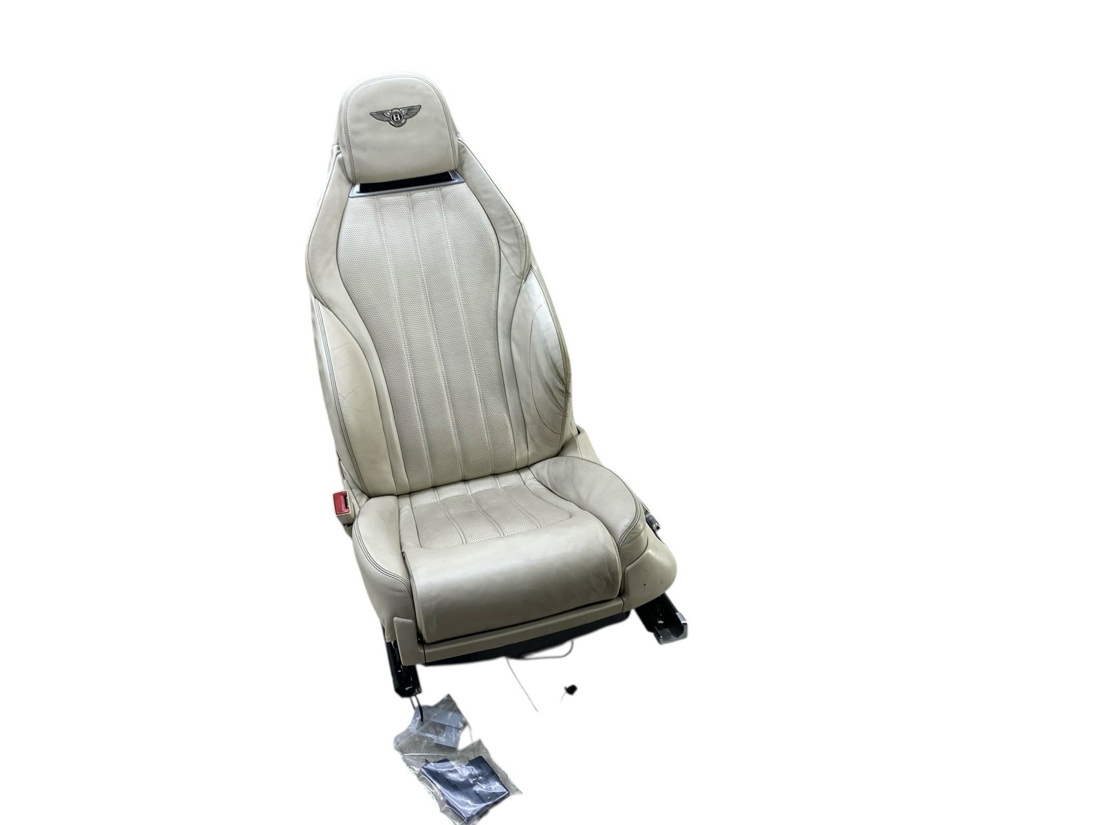 2015 BENTLEY CONTINENTAL FRONT LEFT DRIVER SEAT HEATED COOLED & MASSAGE W/BAG