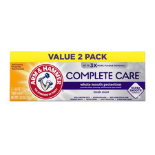 Arm  Hammer Complete Care Toothpaste - Fresh Mint - 12oz/2pk