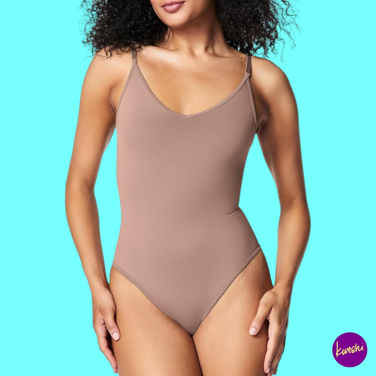 SPANX Women's Firm Control Sculpting Bodysuit Café Au Lait UK 1X | EU 1X | US 1X