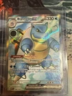 Pokémon TCG Blastoise EX Holo Ultra Rare Card Scarlet VIOLET-151, 184/165