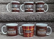 HERSHEY'S S'MORES Coffee Mug / Tea Cup  Hersheys Candy Mugs Lot of 6