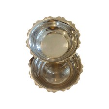 Coppia Vaschette Piattini Argento 925 Birmingham 1944 E. J. Houlston Small Bowls