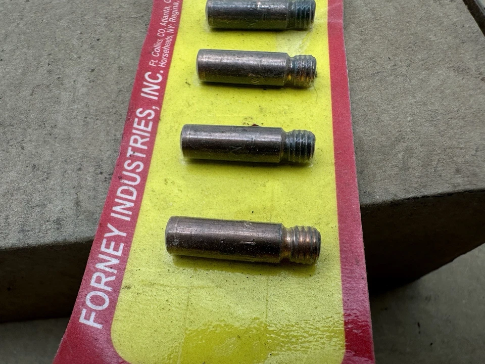 60172 Copper 0.035 in. Tweco Benzil MIG Contact Tips 1 Dia. in. New Old Stock - Image 4 of 4