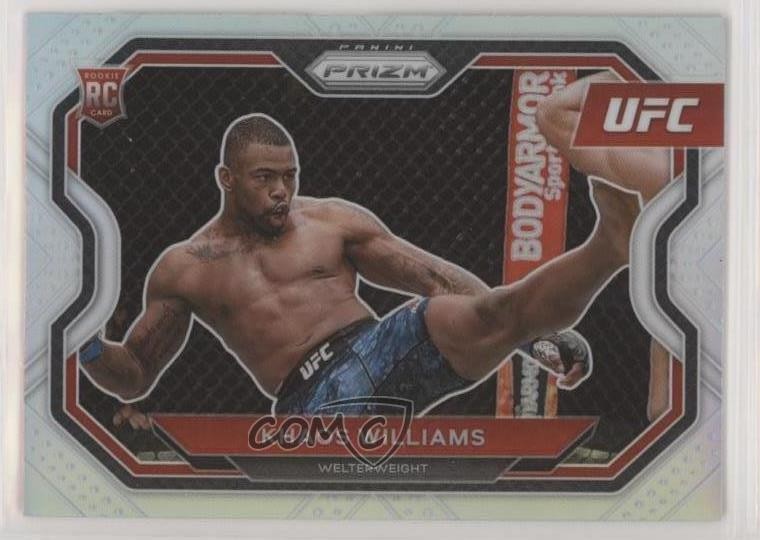 2021 Panini Prizm UFC Silver Prizm Khaos Williams #179 0o6v