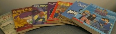 7 Volumes of Scholastic Kids Books- Sixth Grade Secrets; Mr. Popper's Penguins;
