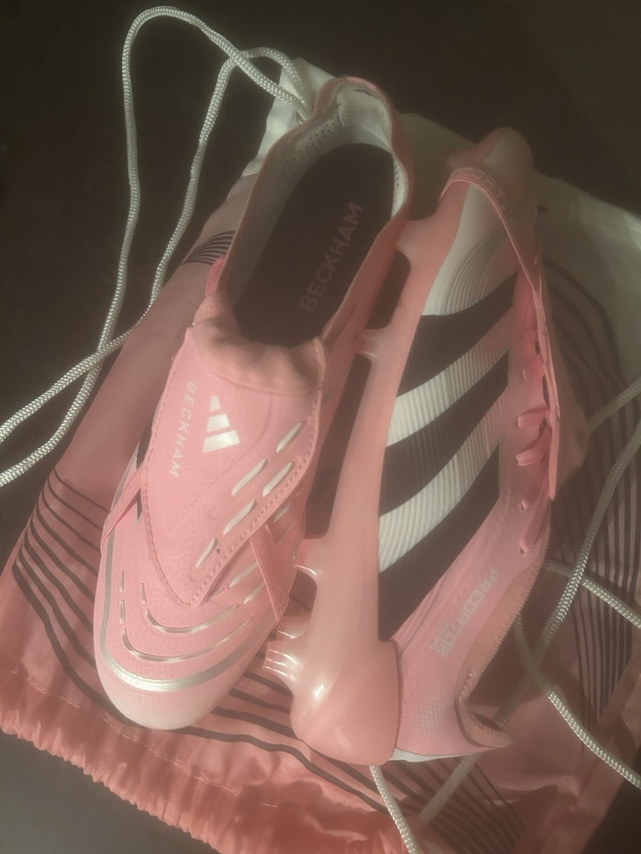 adidas David Beckham x Predator Elite FG Beam Pink Size 11 with