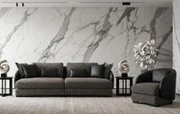 3-Sitzer Sofa Sessel Grau Wohnzimmer Stil Modern Praktisch