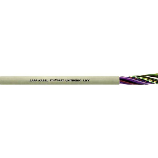 LAPP LiYY data cable 2x0.50mm² grey 100m flame-resistant