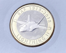 2018 LIGHTING - ROYAL AIR FORCE RAF TWO 2 POUND - BRILLIANT UNCIRCULATED BUNC BU