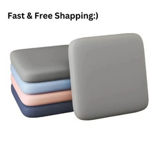 Thick Memory Foam Seat Cushion Office Chair Car Seat Back Lumbar Support Pad