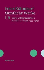 Sämtliche Werke | Essays und Monographien 1. Schriften zur Poetik (1953-1967)